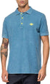 REPLAY - DYYED  C0TT0N PIQUET SHORT SLEEVE POLO | LIGHT BLUE